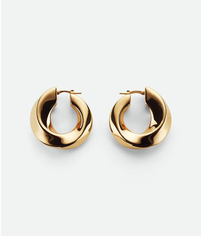 NB Large hoop earrings 14K gold-plated 925 sterling India | Ubuy