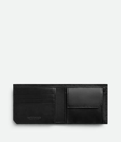 Intrecciato Piccolo Bi-Fold Wallet With Coin Purse