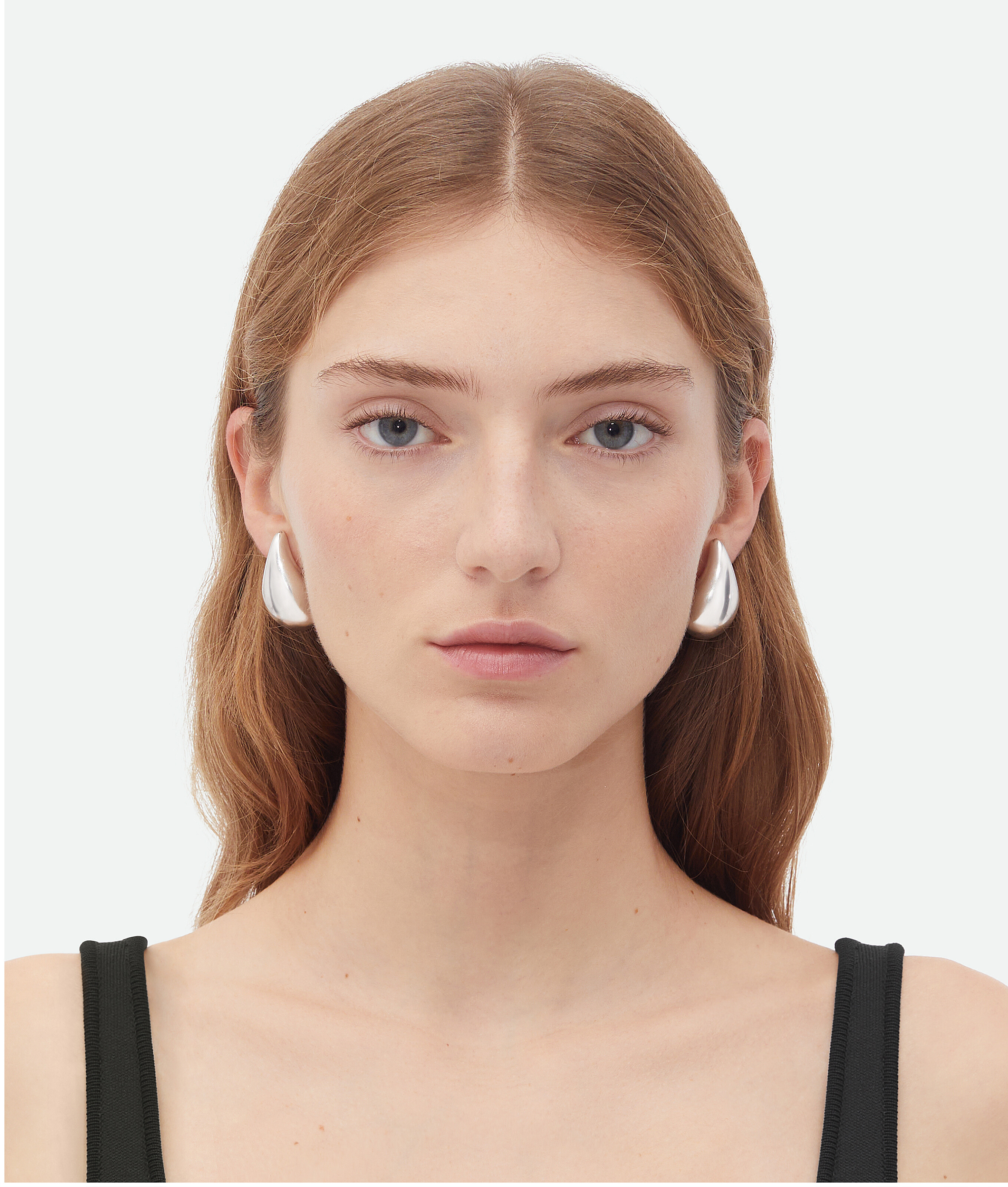 Bottega Veneta Small Drop Earrings - Silver - Woman