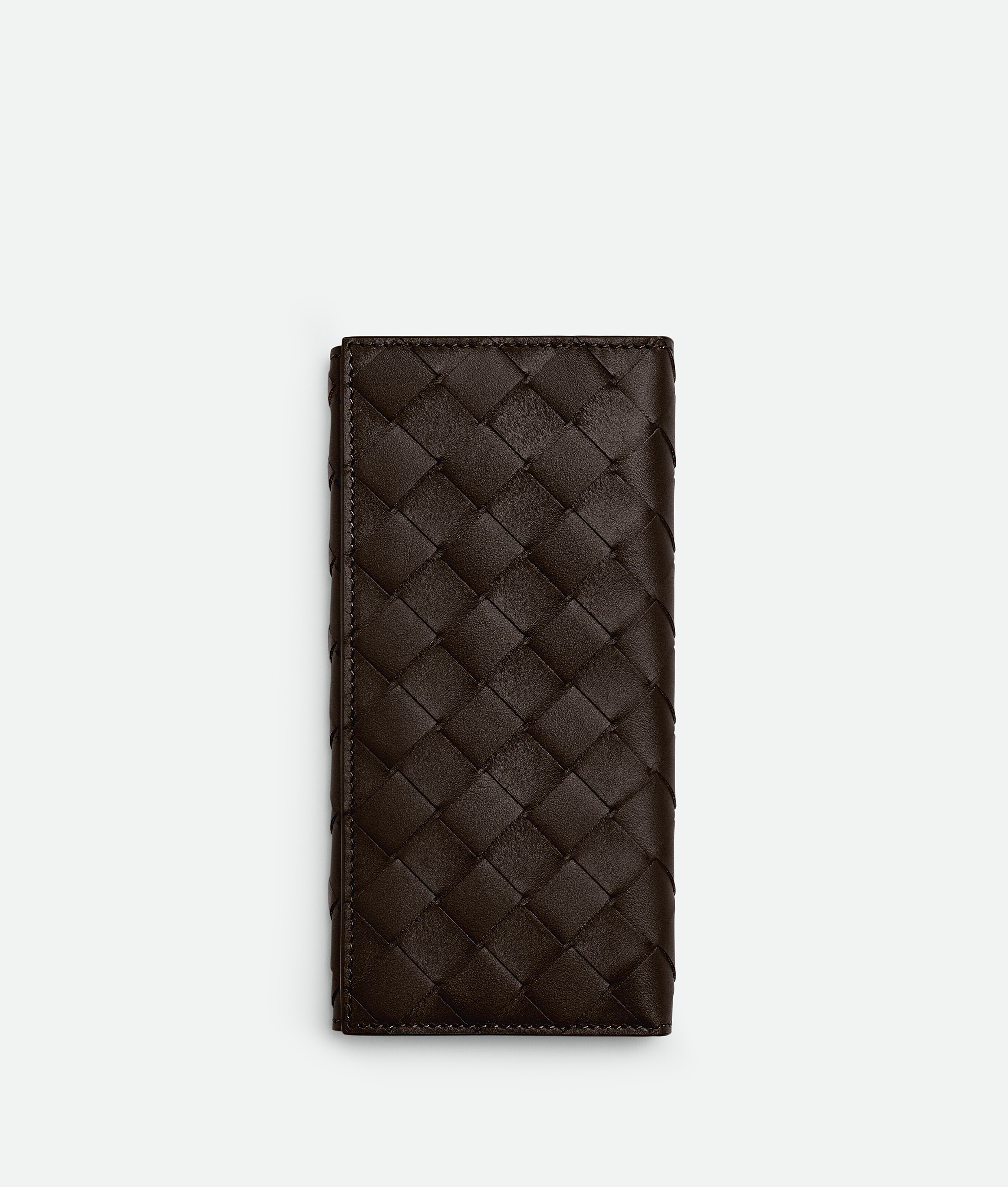 財布・小物その他 BOTTEGA VENETA Dark Brown Nappa Leather Andiamo Card Holder Bottega Veneta® Women's Andiamo Flap Card Case in Fondant