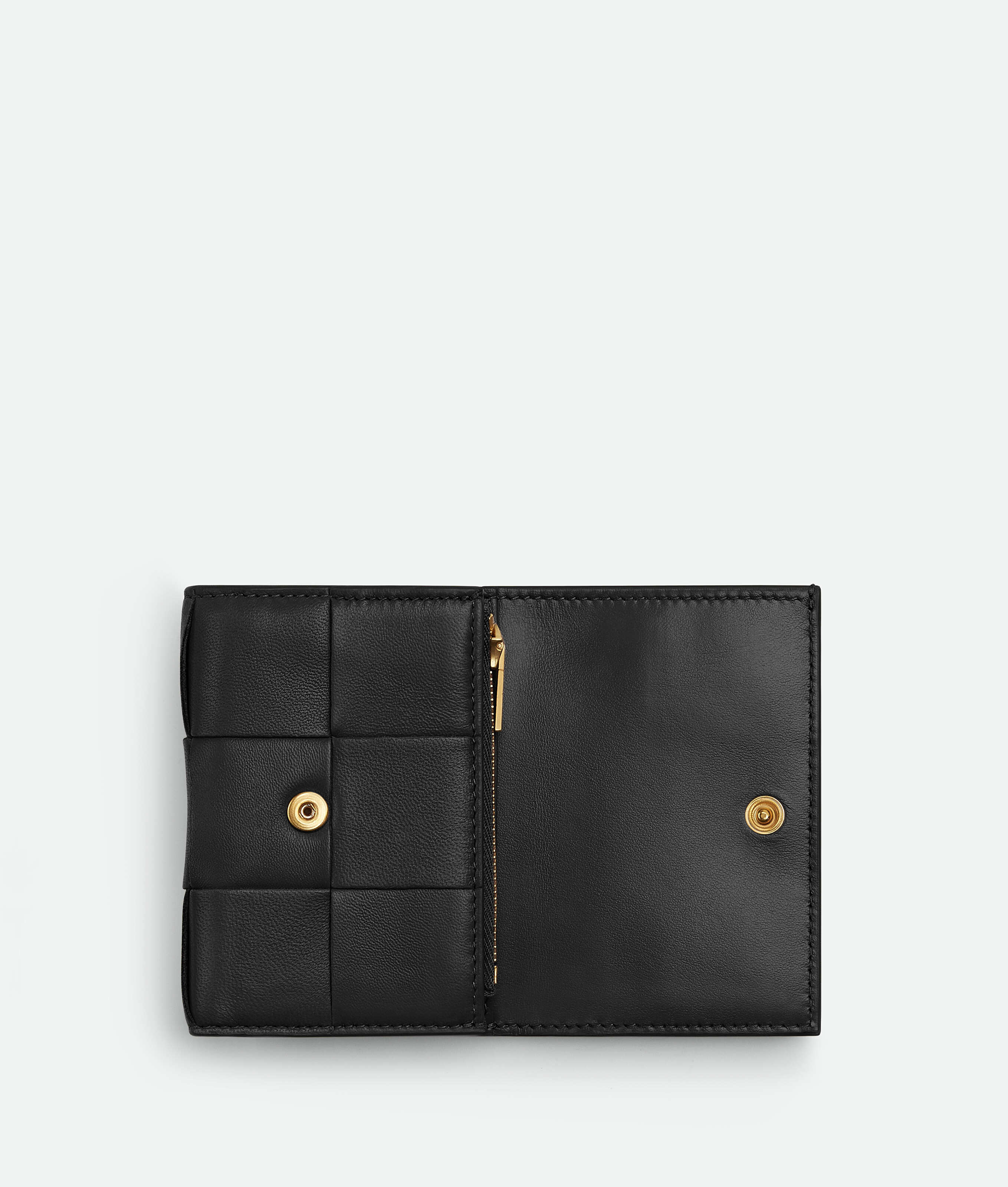 BOTTEGA VENETA CASSETTE TRI-FOLD PORTEMONNAIE MIT ZIP