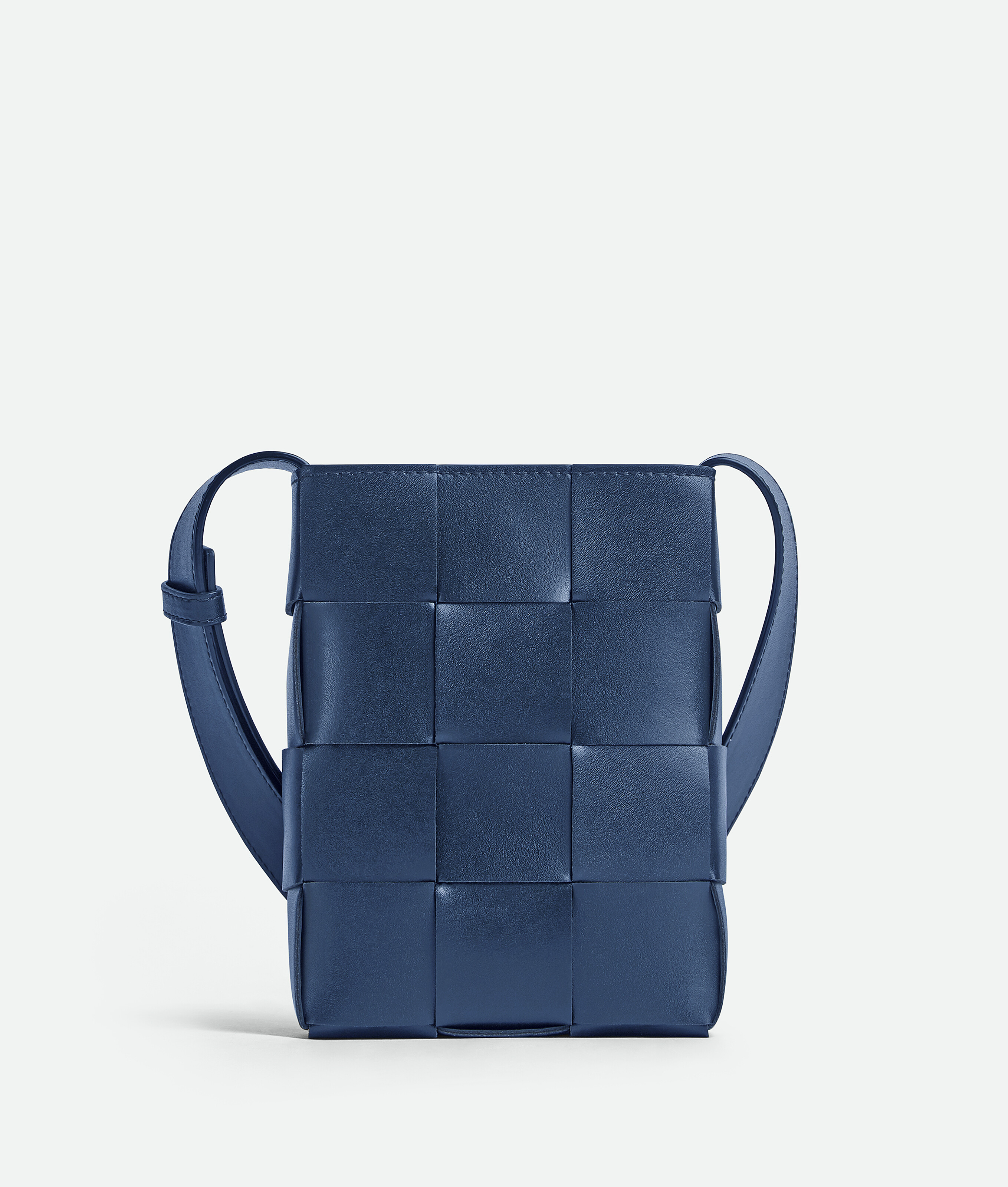Bottega Veneta Mini Cassette Cross-body Bag In Blue