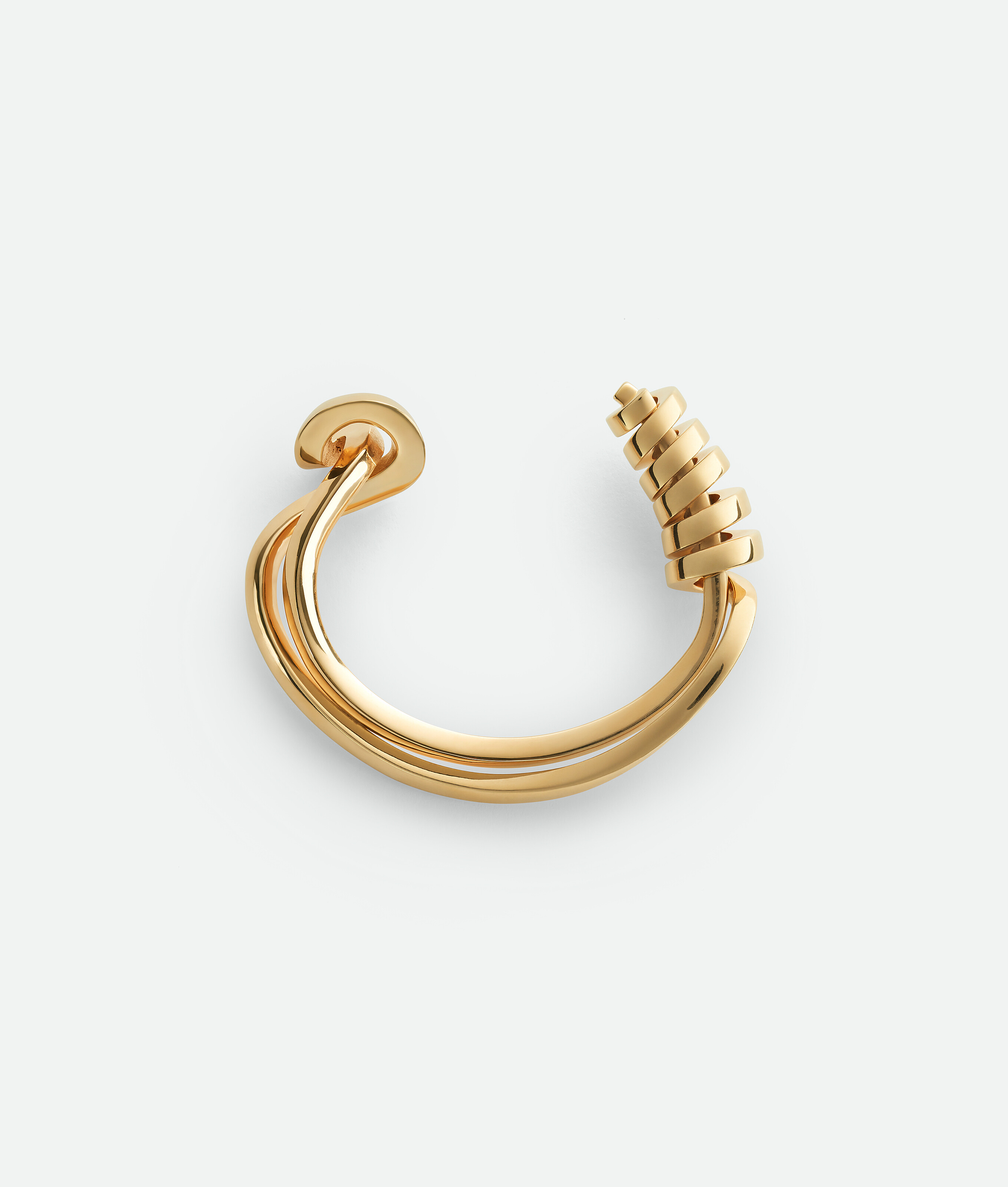 Bottega Veneta Twist Cuff Bracelet - Gold - Woman - M