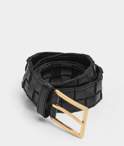 Bottega Veneta® Women's Grasp Belt in Black. Shop online now.