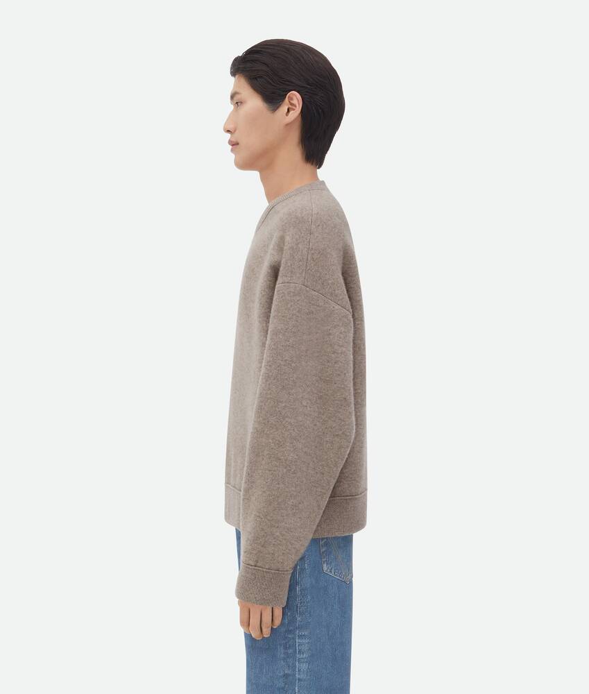 リバーベッド メランジェコンパクトカシミア セーター| Bottega Veneta