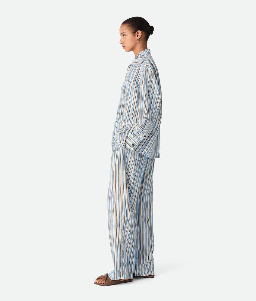 Display a large version of the product image 2 - Striped Silk Pyjama Set 