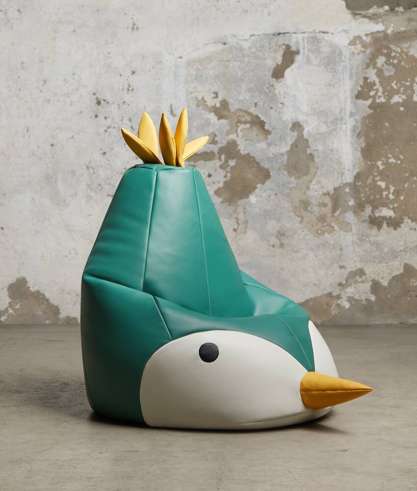 Afficher une grande image du produit 1 - Pouf oiseau petit format