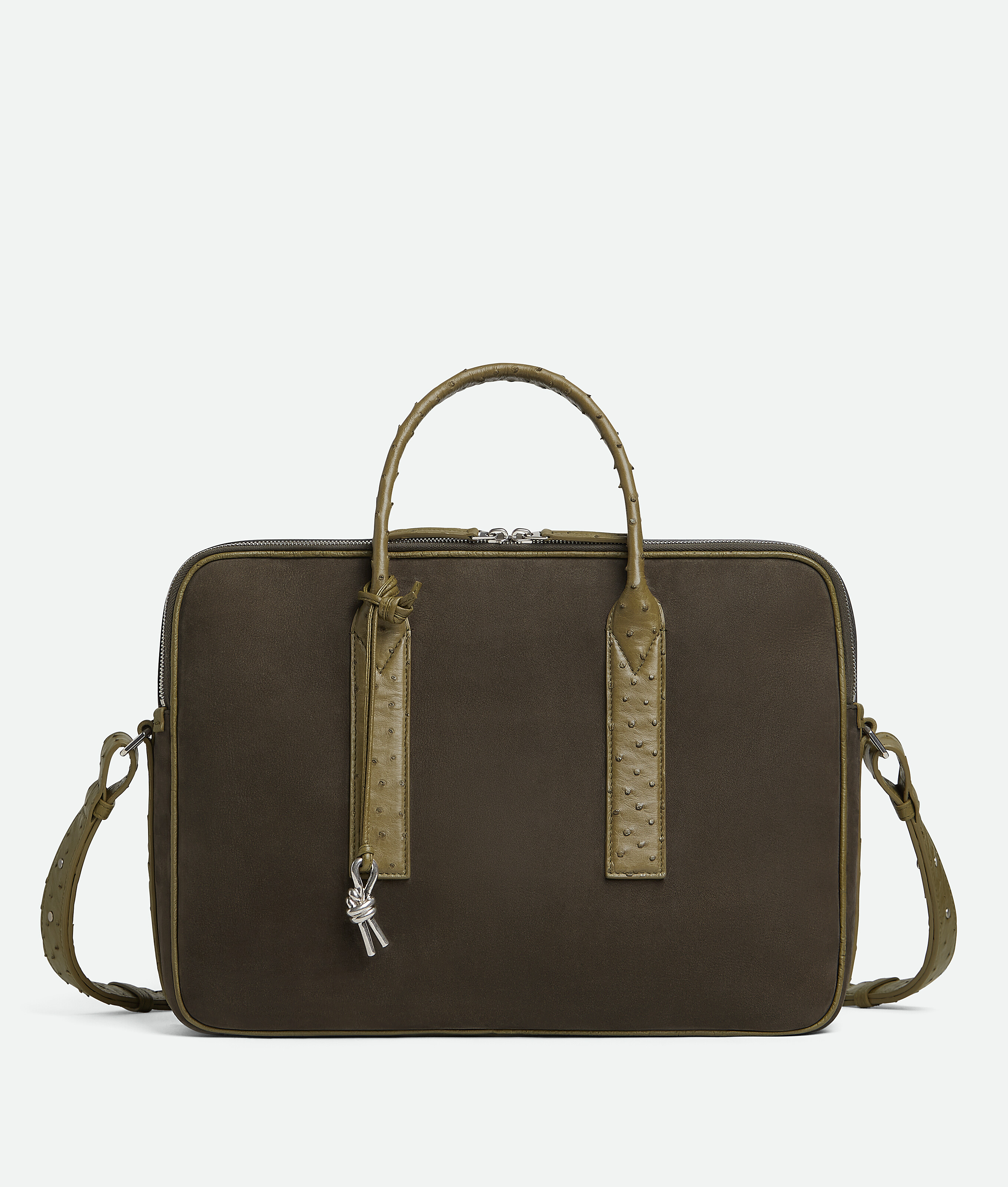 Bottega Veneta Getaway Briefcase - Kaki/algae - Man