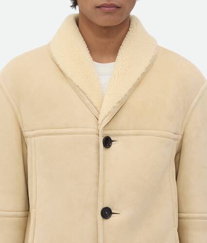 Blouson en shearling mérinos