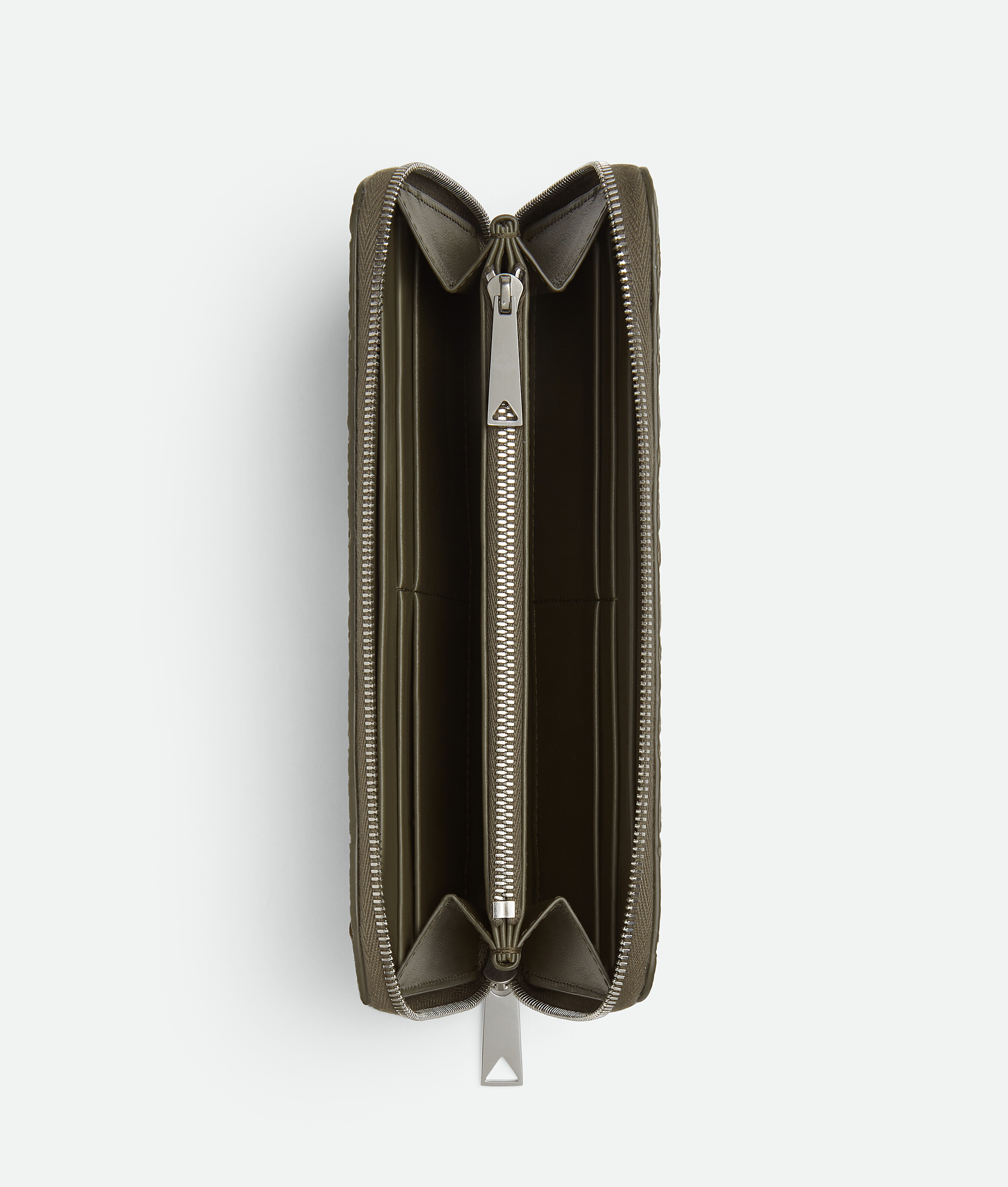 Bottega Veneta Intrecciato Zip Around Wallet