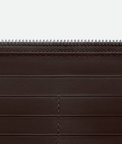 Intrecciato Zip Around Wallet