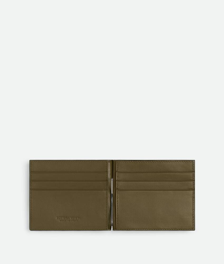 Display a large version of the product image 2 - Intrecciato Bill Clip Wallet