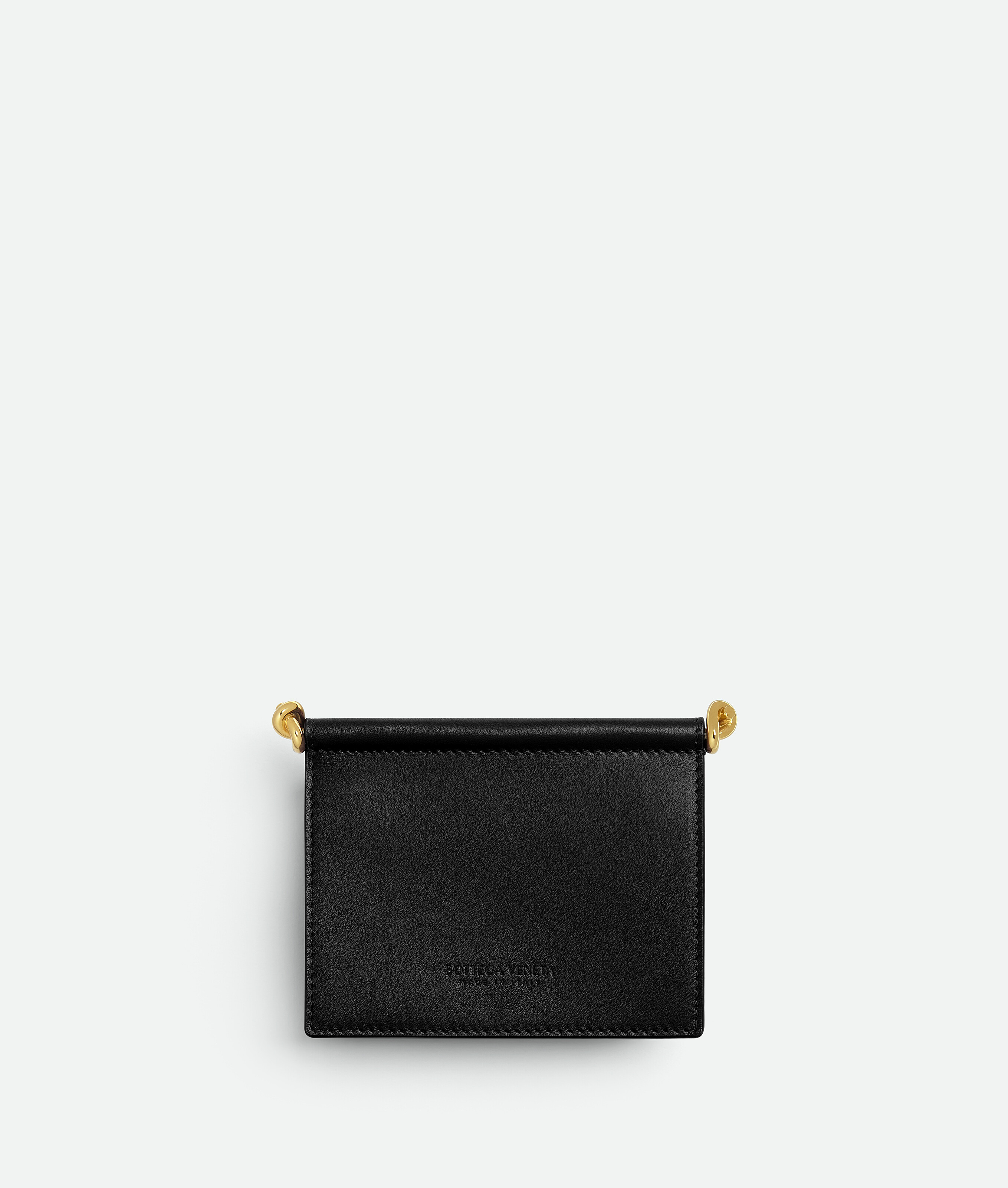 Bottega Veneta Solstice Business Card Case In Black