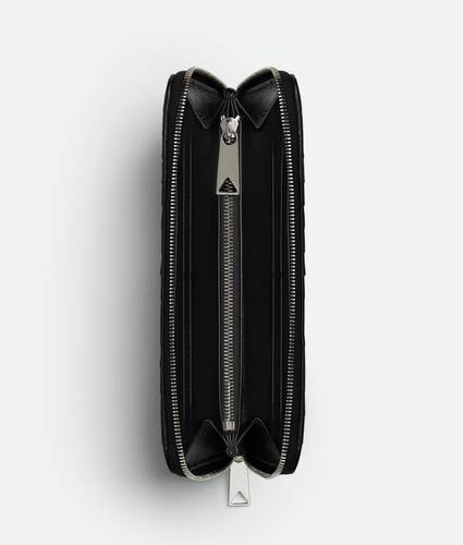 Intrecciato Zip Around Wallet