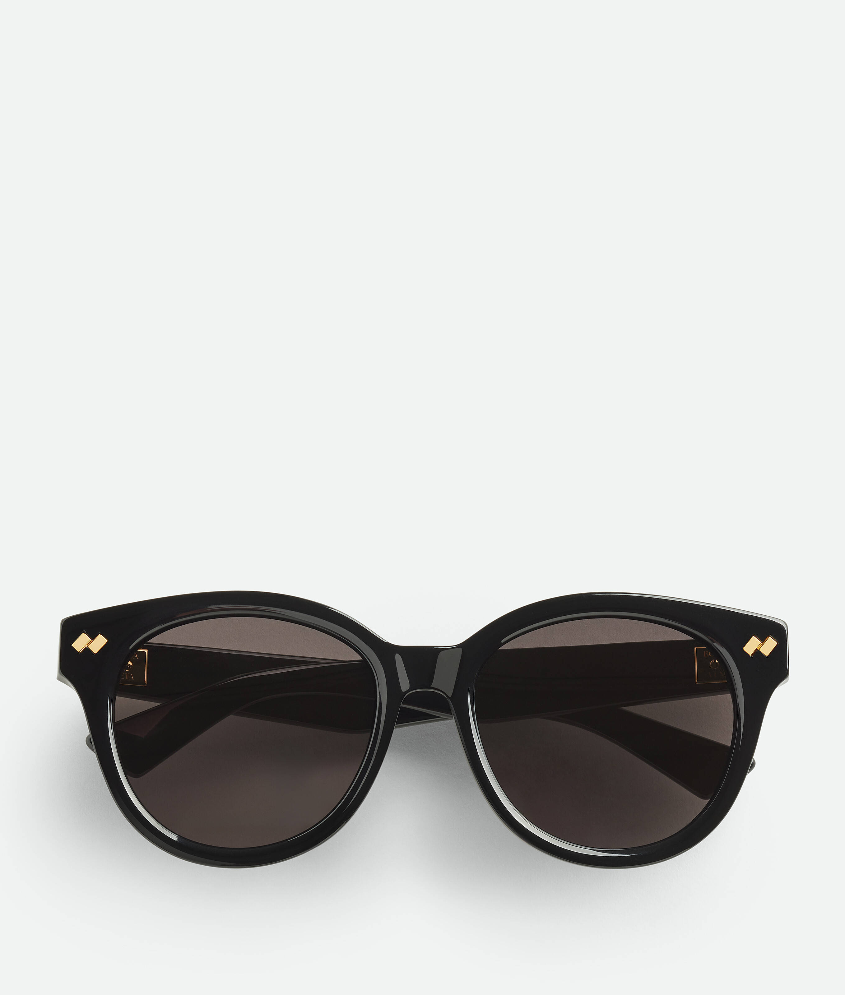 Bottega Veneta Dizzy Round Sunglasses - Black - Unisex -