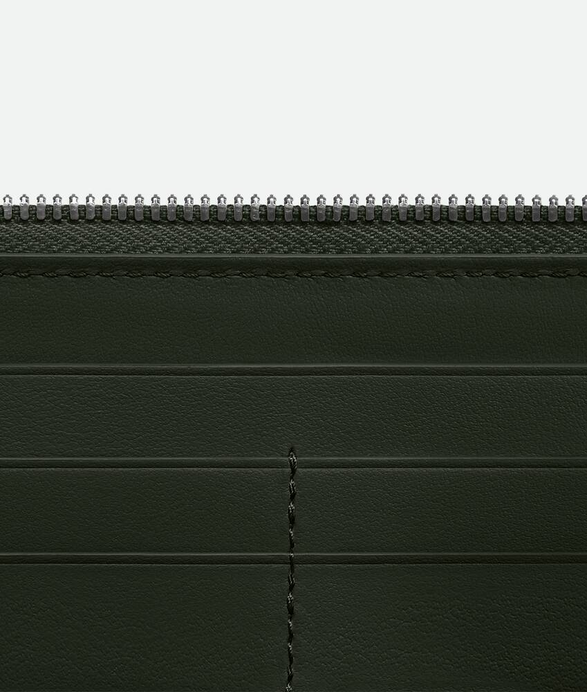 Display a large version of the product image 3 - Intrecciato Piccolo Zip Around Wallet