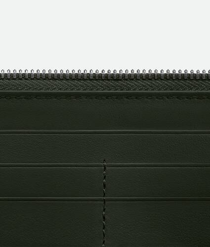 Intrecciato Piccolo Zip Around Wallet