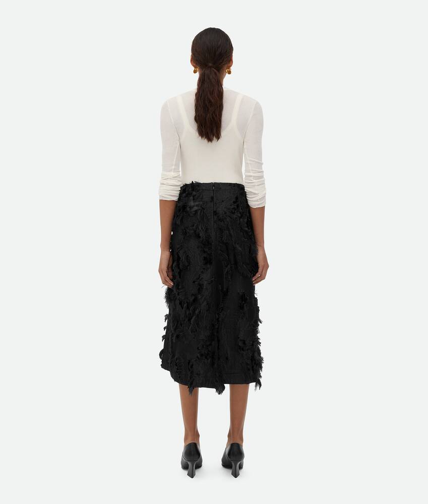 Display a large version of the product image 3 - Viscose Fil Coupe Skirt