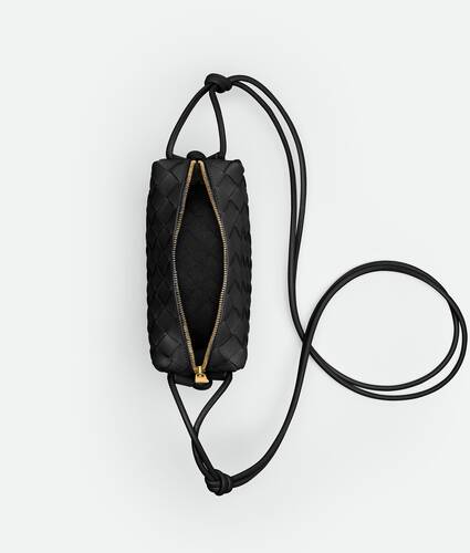 turquoise lambskin Mini Loop Camera Bag cross-body bag - BOTTEGA