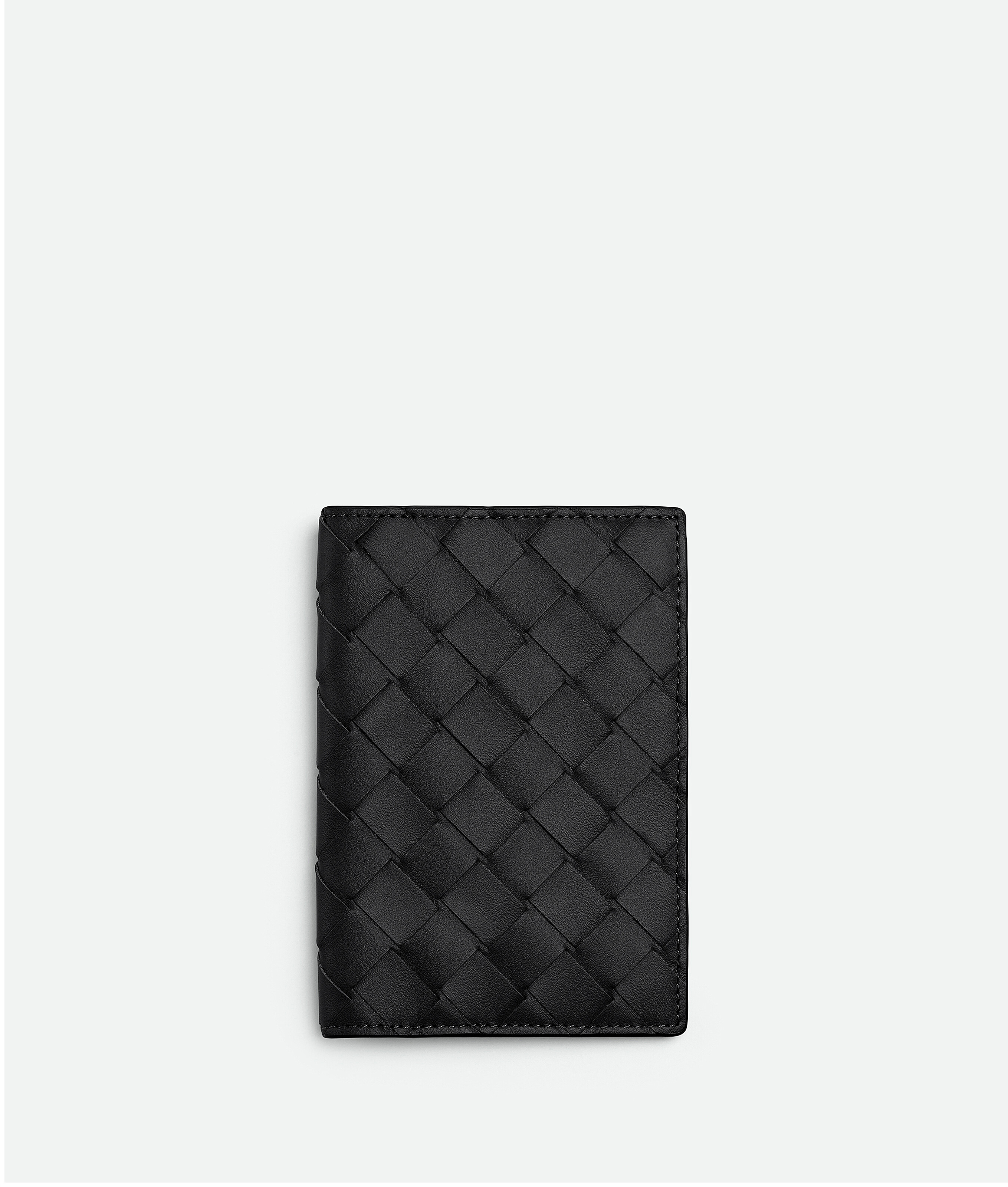 Bottega Veneta Passport Case In Black