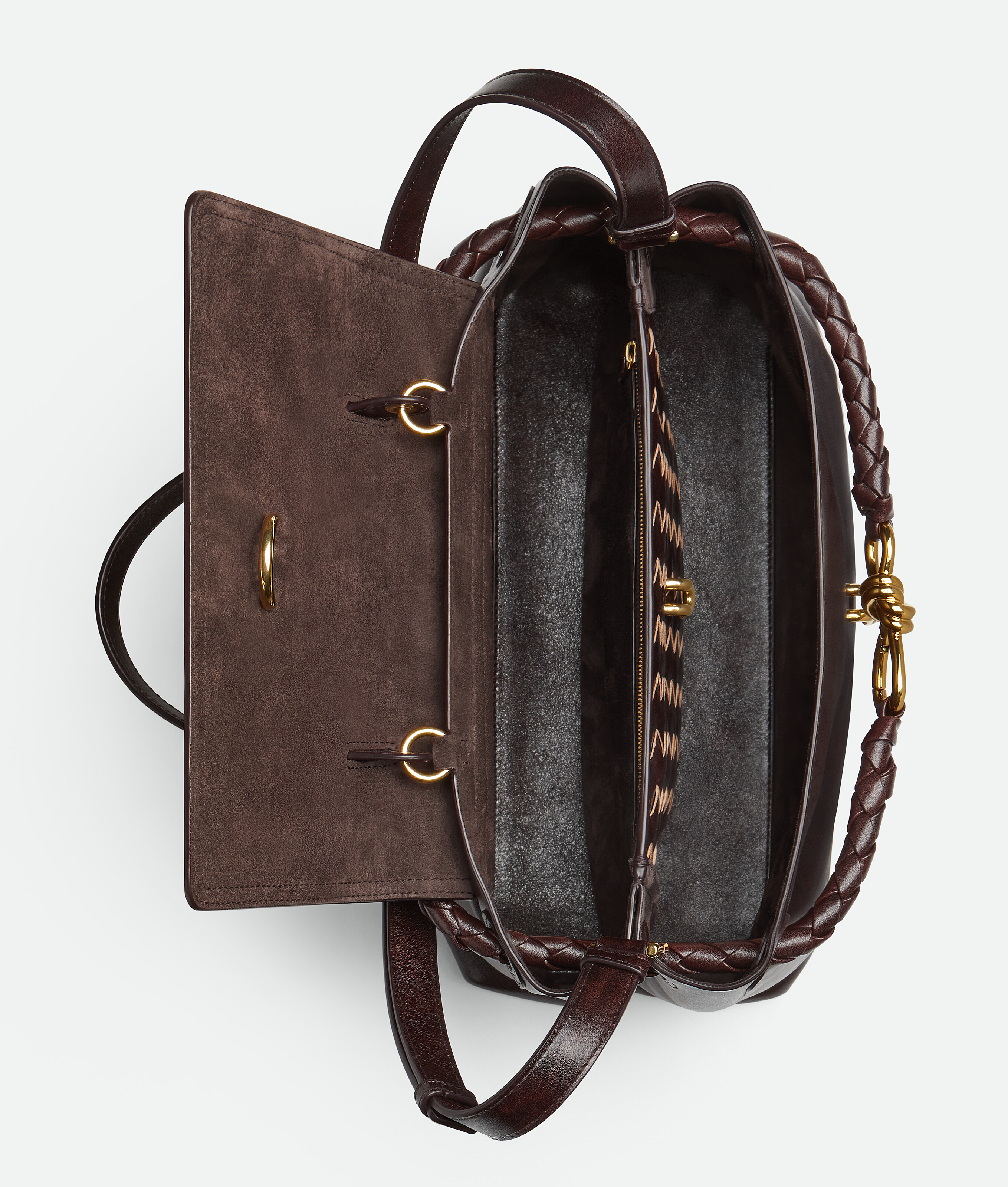 Bottega Veneta Ciao Ciao Knot Detail Leather Top Handle Bag