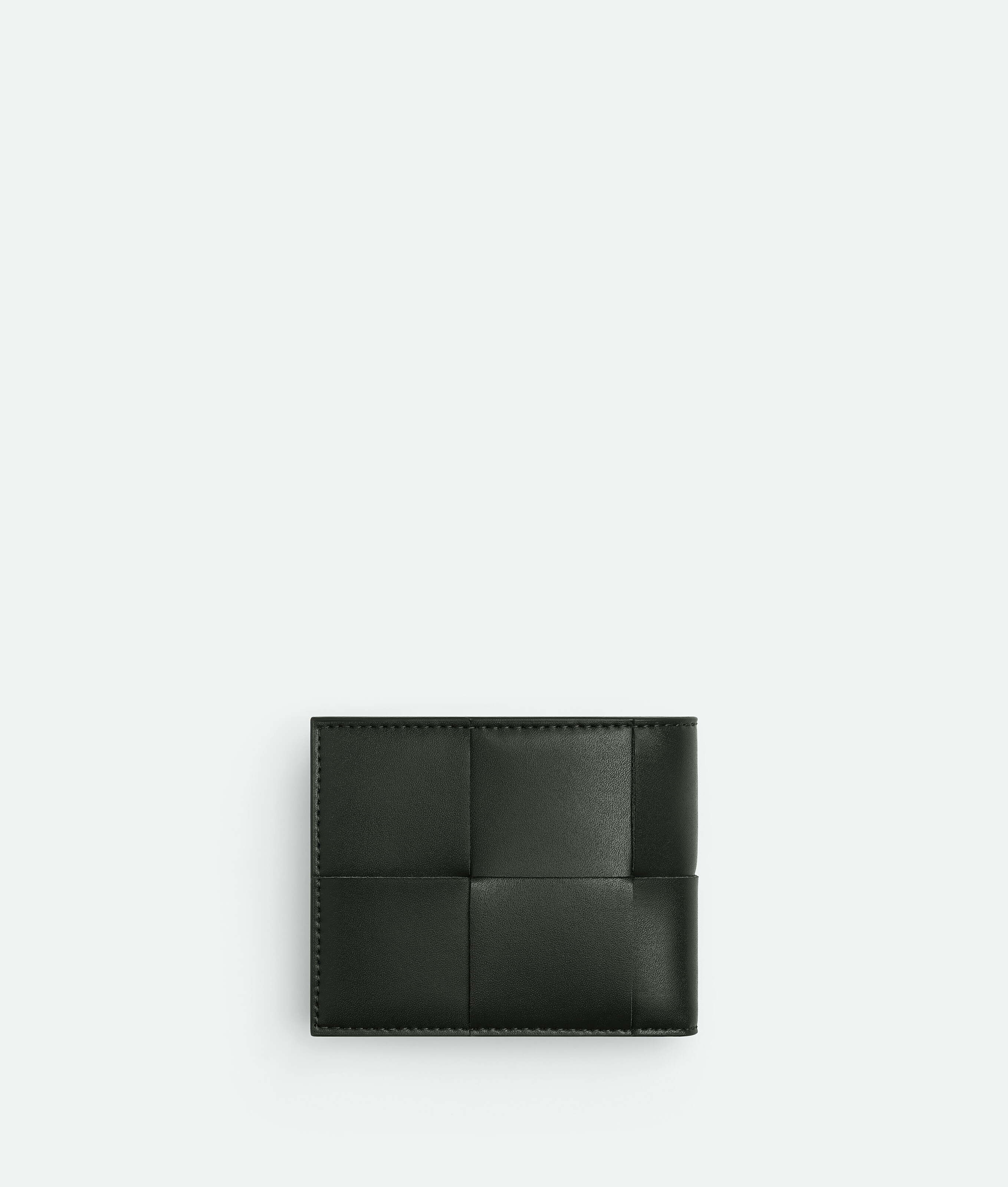 Bottega Veneta Cassette Bi-fold Wallet With Coin Purse In Dark Green