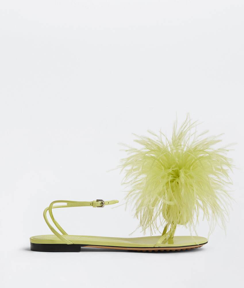 bottega feather dot sandals