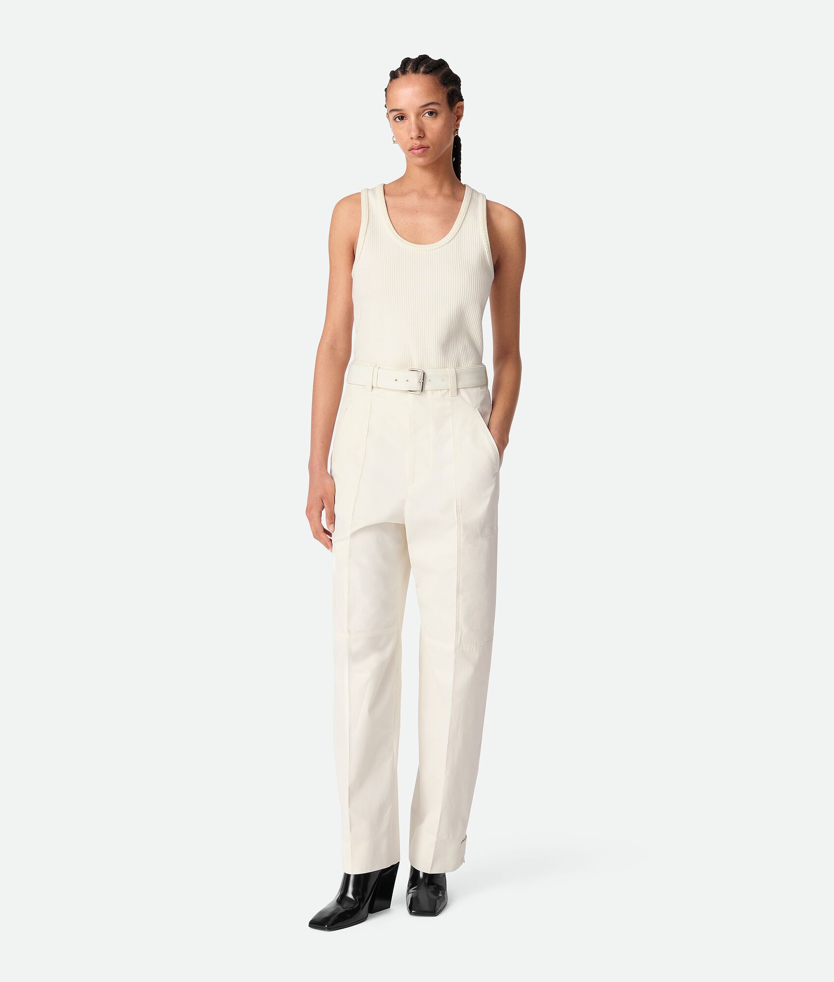 Cecil Pantaloni 3/4 Donna A Vita Alta Con Stampa - Modello Largo In Viscosa, Elastico E Coulisse - 3