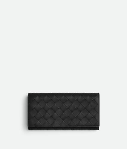 Intrecciato Large Flap Wallet