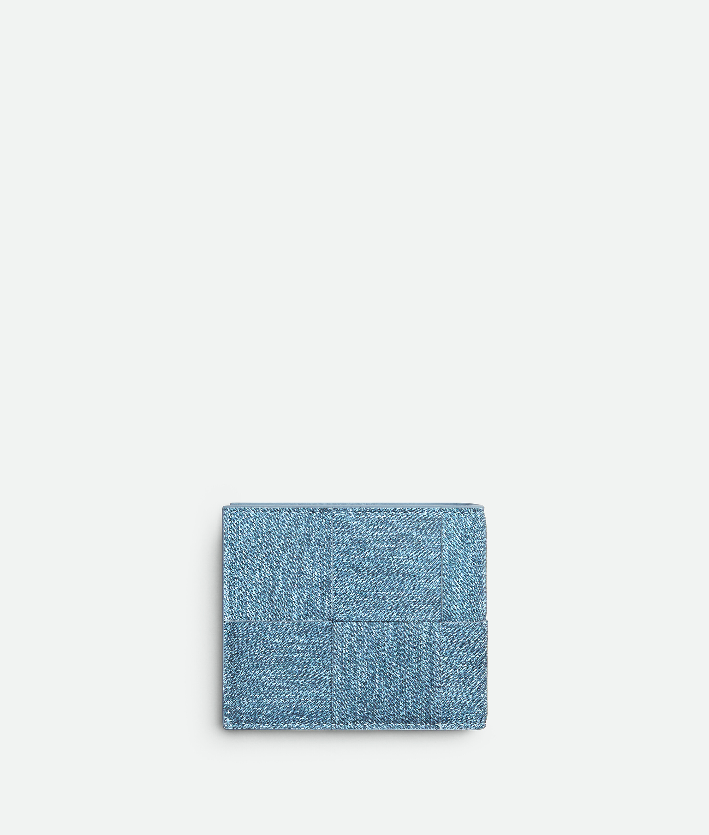 Shop Bottega Veneta Cassette Bi-fold Wallet With Coin Purse In Blue