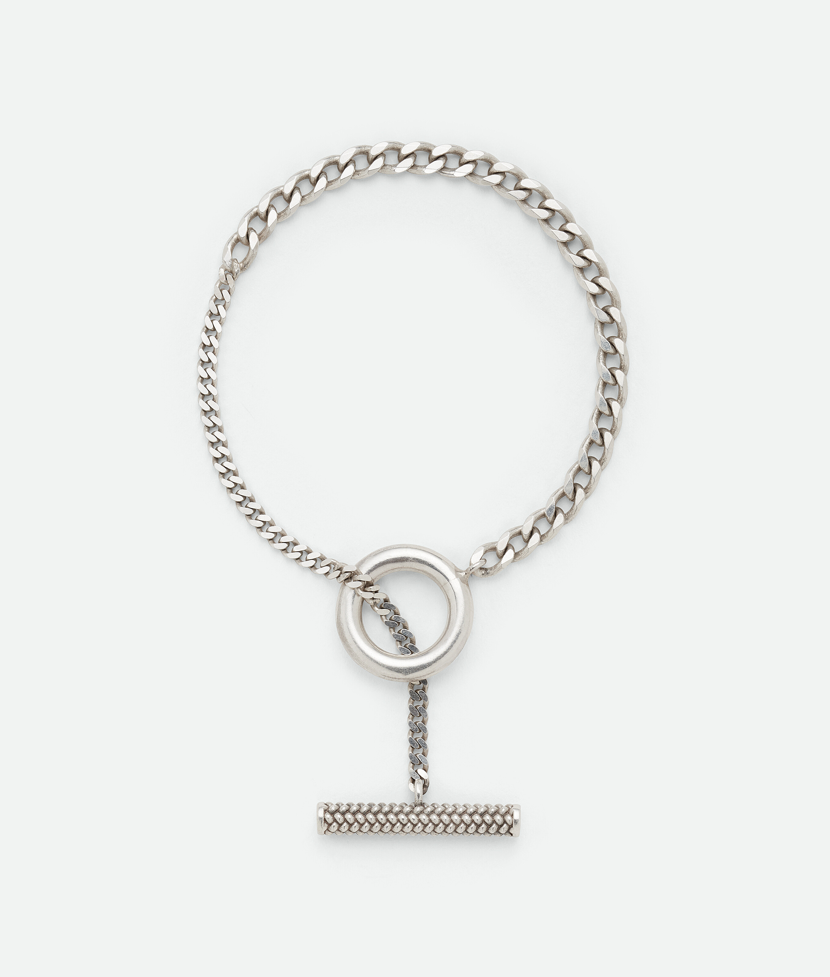 Bottega Veneta Intreccio Bracelet In Silver