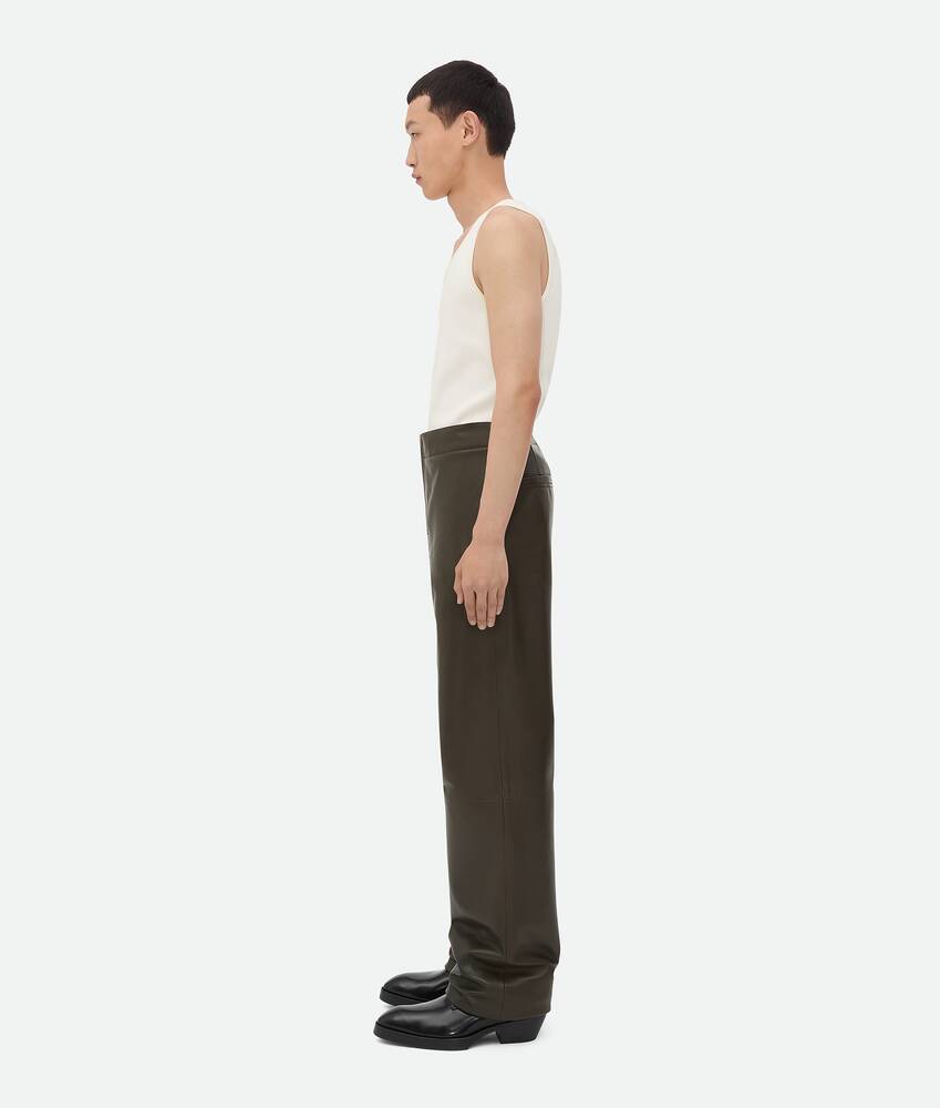 Display a large version of the product image 2 - Leather Wide Leg Trousers