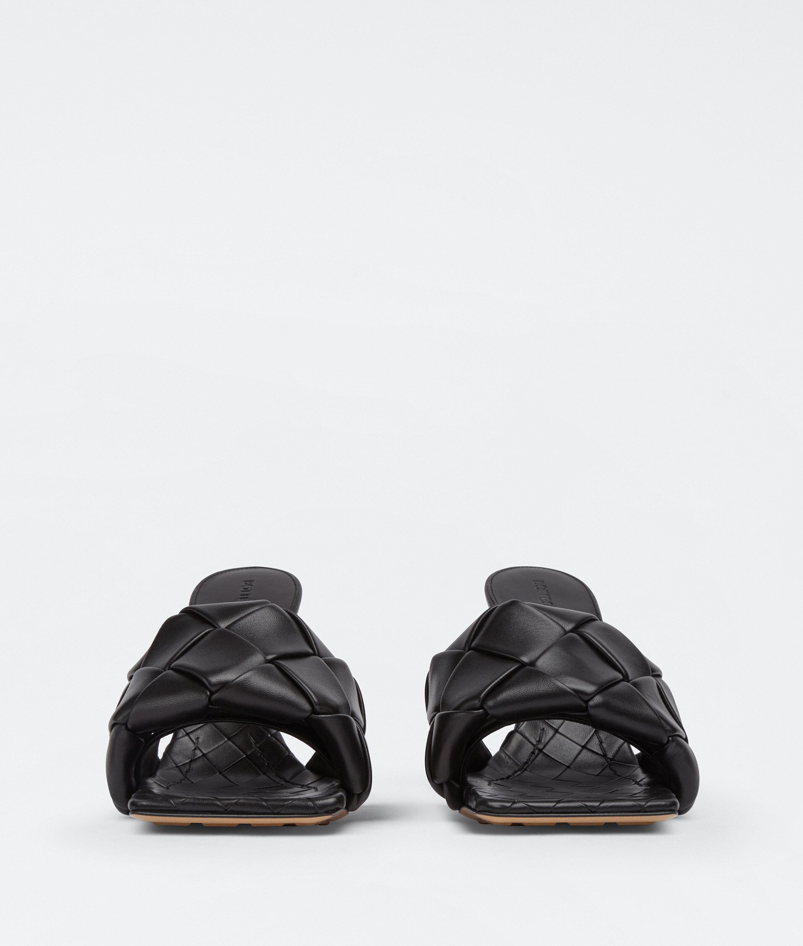 Shop Bottega Veneta Lido Mule In Noir