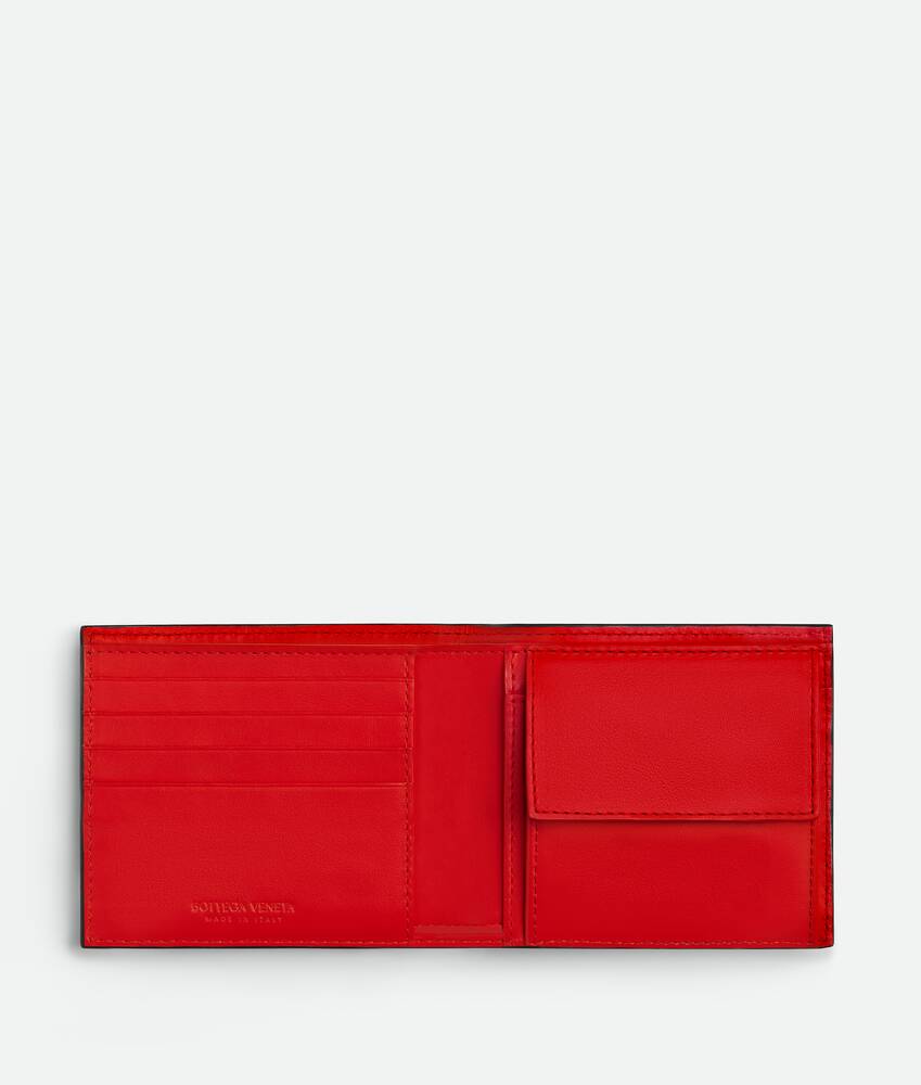 Display a large version of the product image 2 - Intrecciato Bi-Fold Wallet With Coin Purse