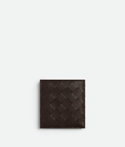 Portafoglio Intrecciato bi-fold sottile