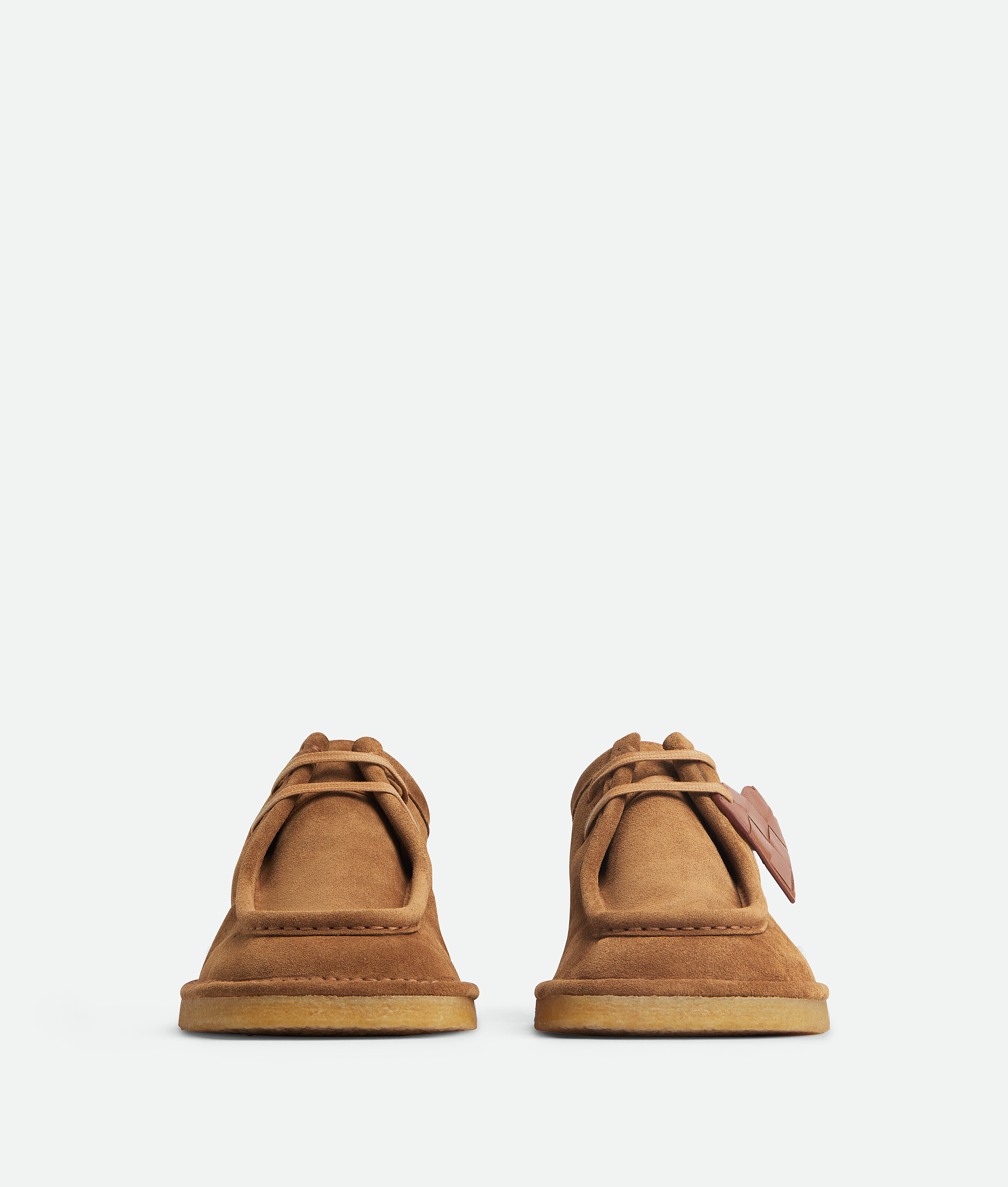 Bottega Veneta Suede Daddy Derby Shoes In Brown
