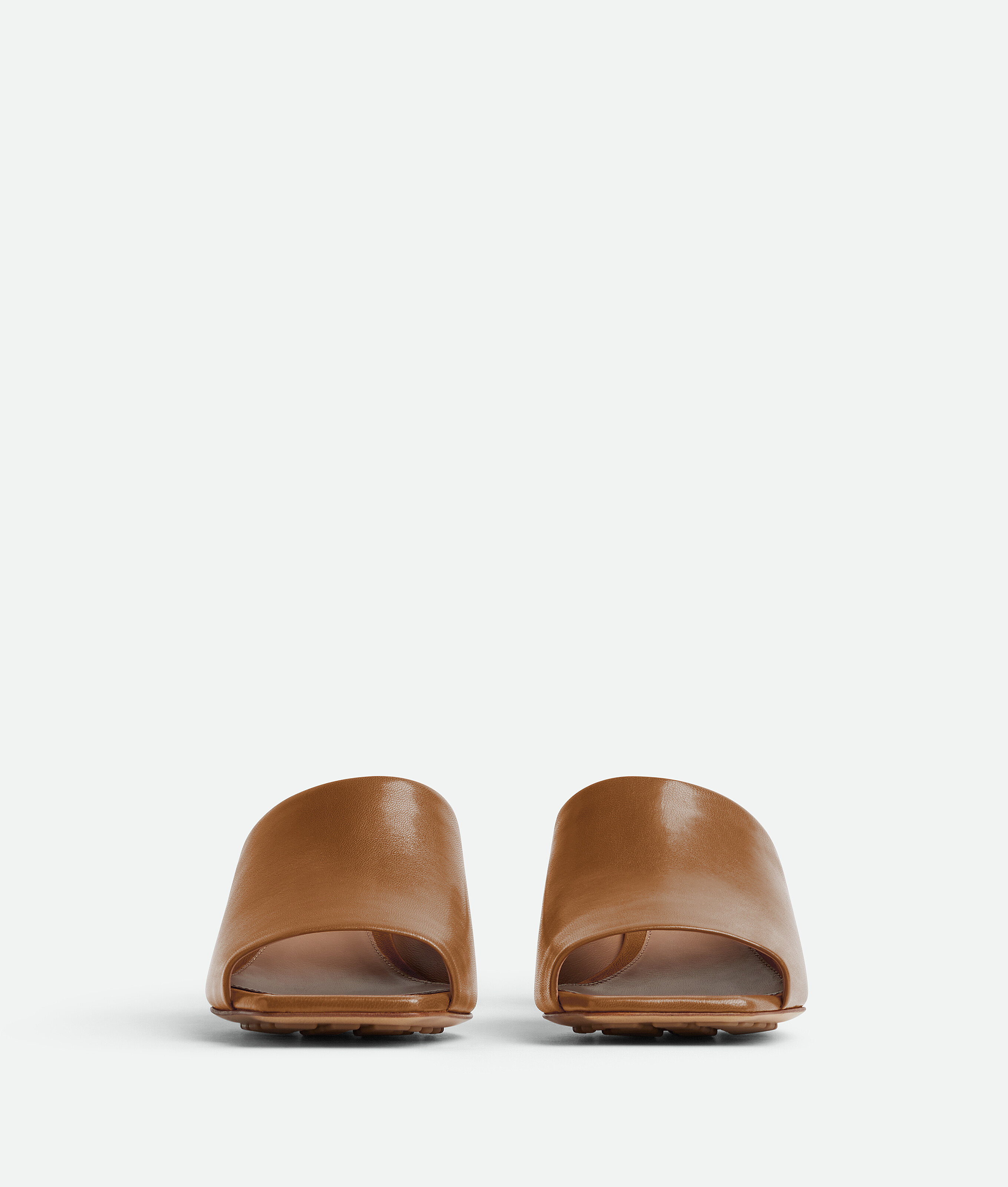 Bottega Veneta Knot Leather Mules In Brown