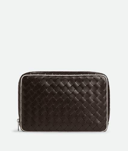 Intrecciato Large Zipped Pouch