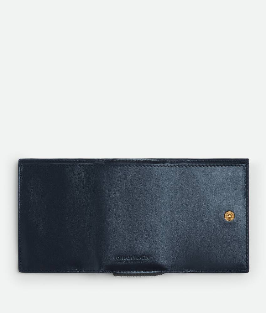 Display a large version of the product image 5 - Small Intrecciato Tri-Fold Zip Wallet