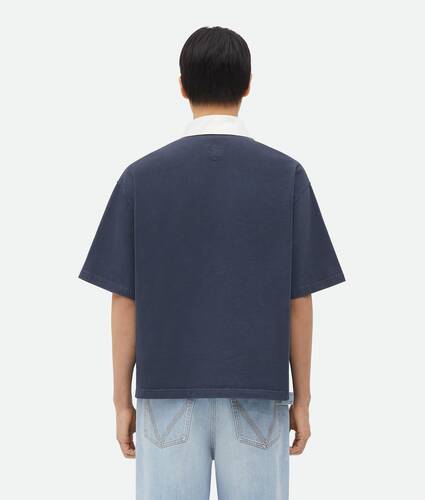 Relaxed Fit Washed-Out Jersey Polo