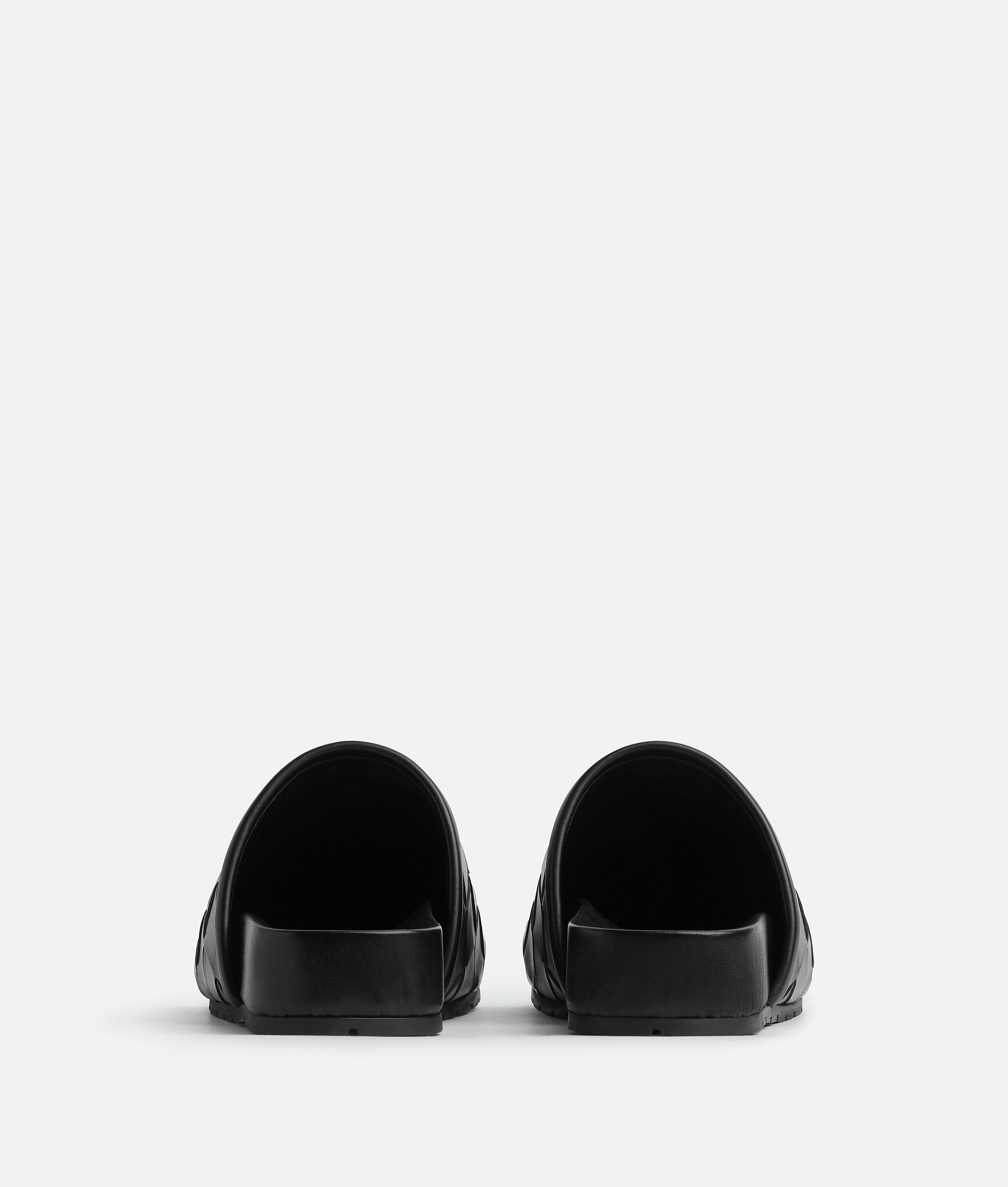 Shop Bottega Veneta Reggie Mules In Black