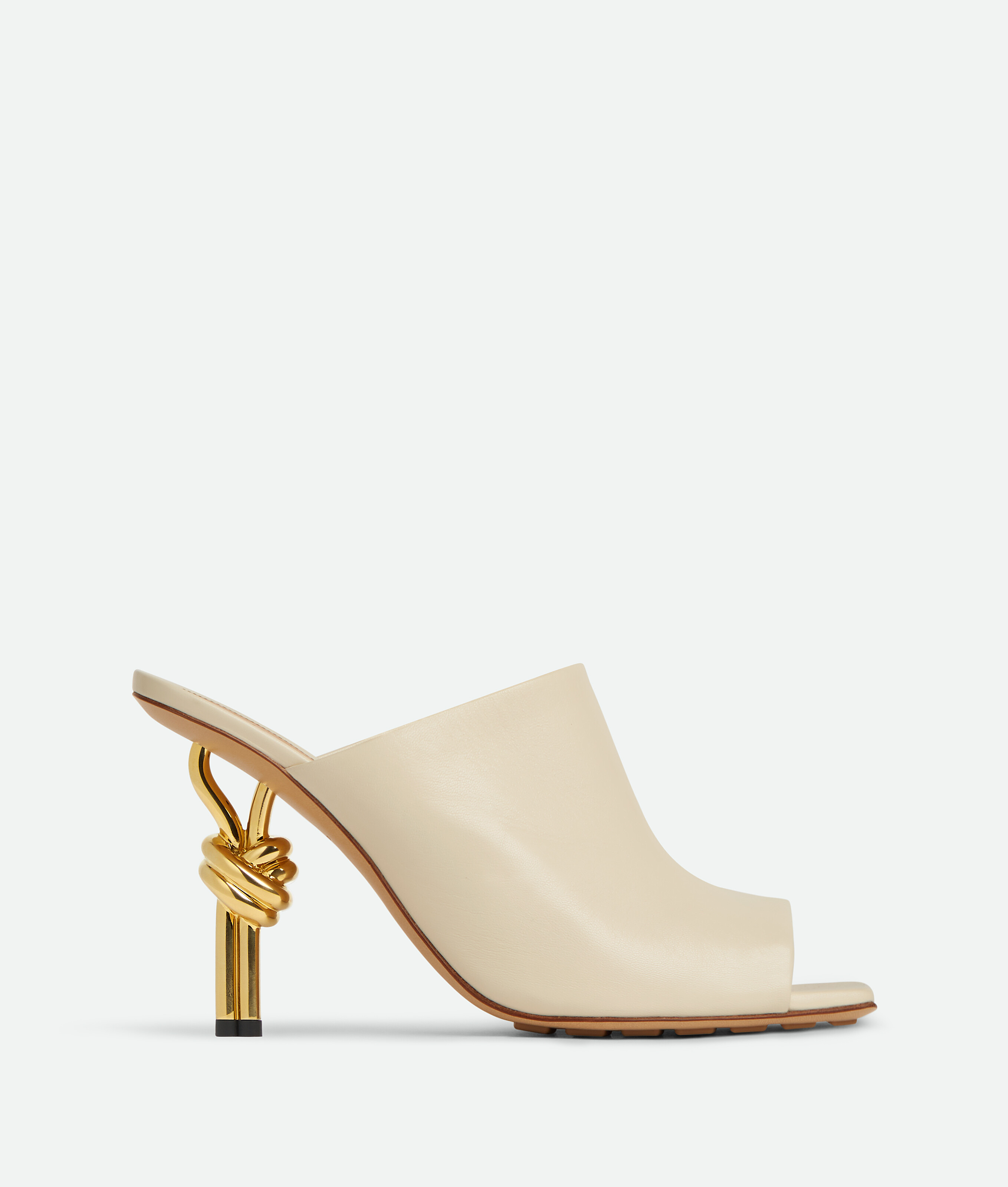 Bottega Veneta Knot Mule In White