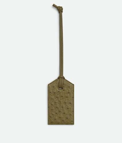 Ostrich Tag Holder On Strap