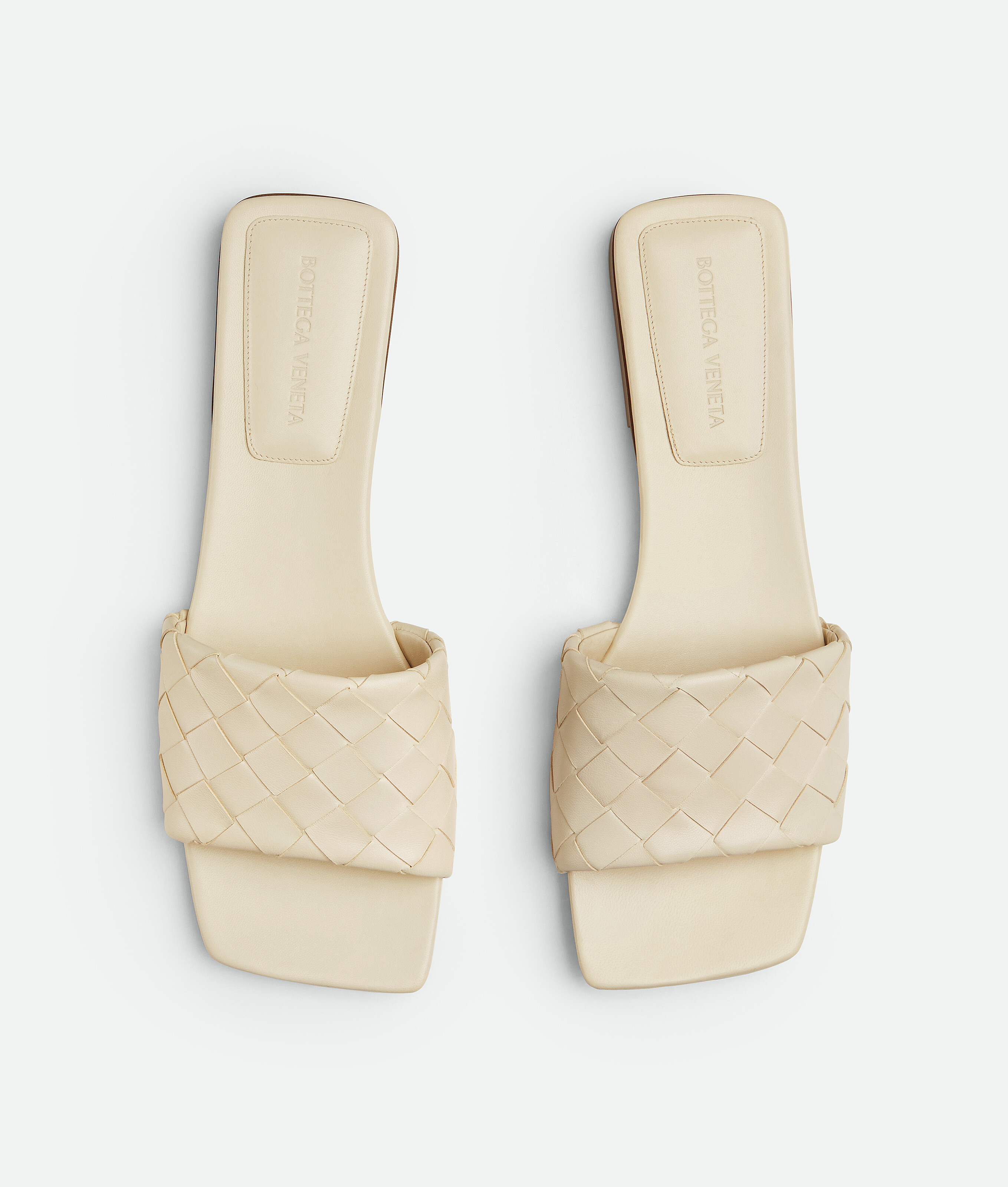 Women's Parco Flat Mule in Sea salt Bottega Veneta Norway EN - Image 5