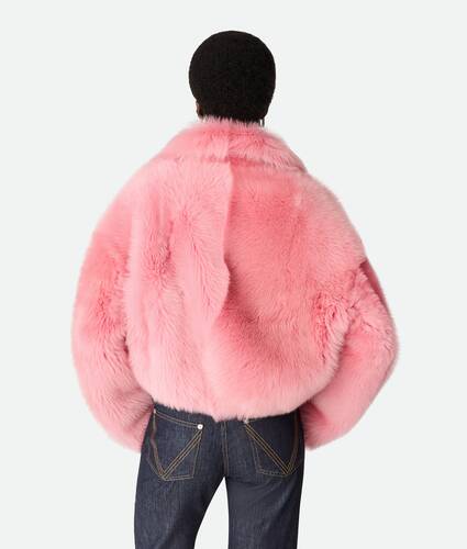 Cropped Blouson aus Toscana Shearling
