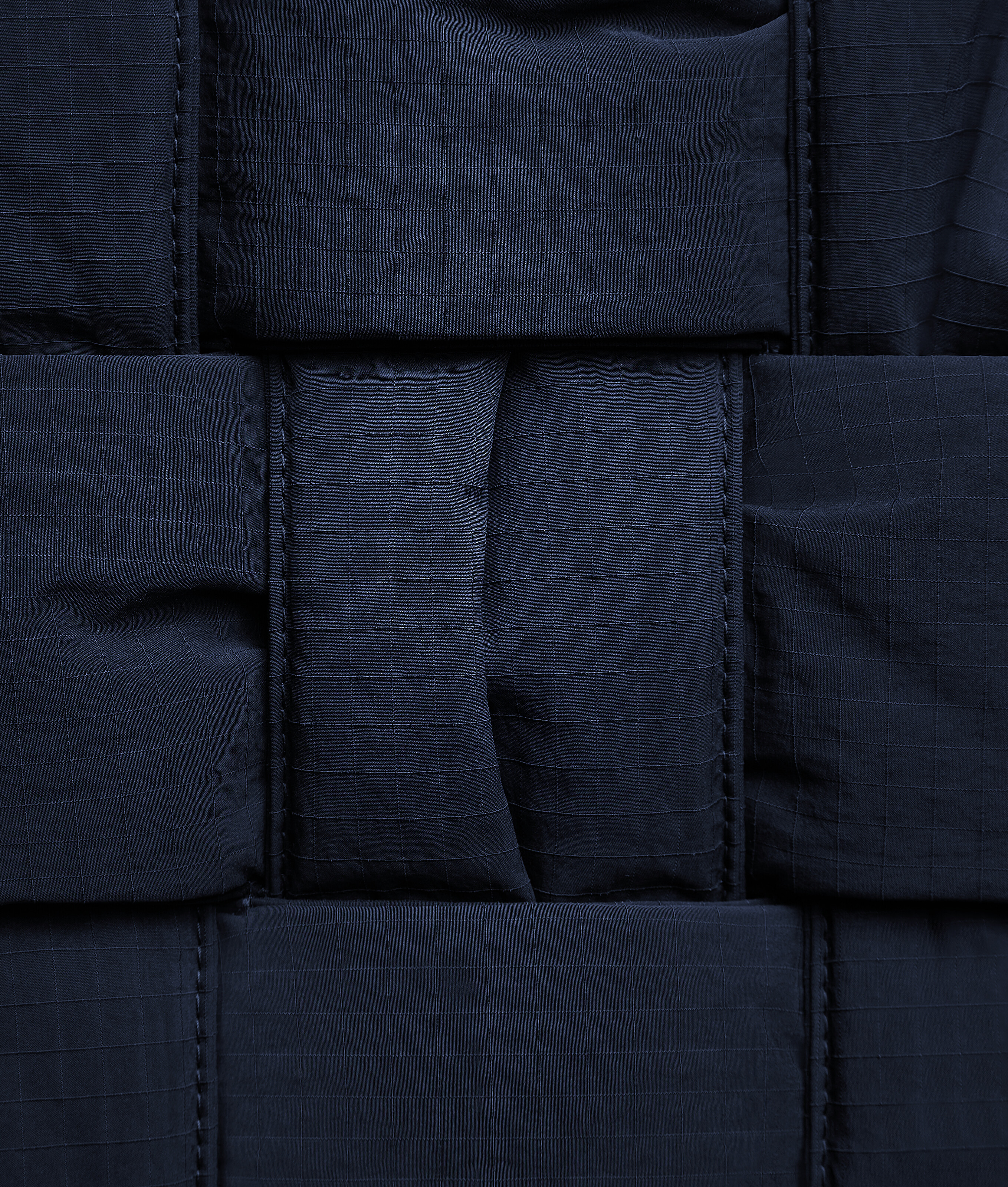 Bottega Veneta Intrecciato Ripstop Vest In Blue