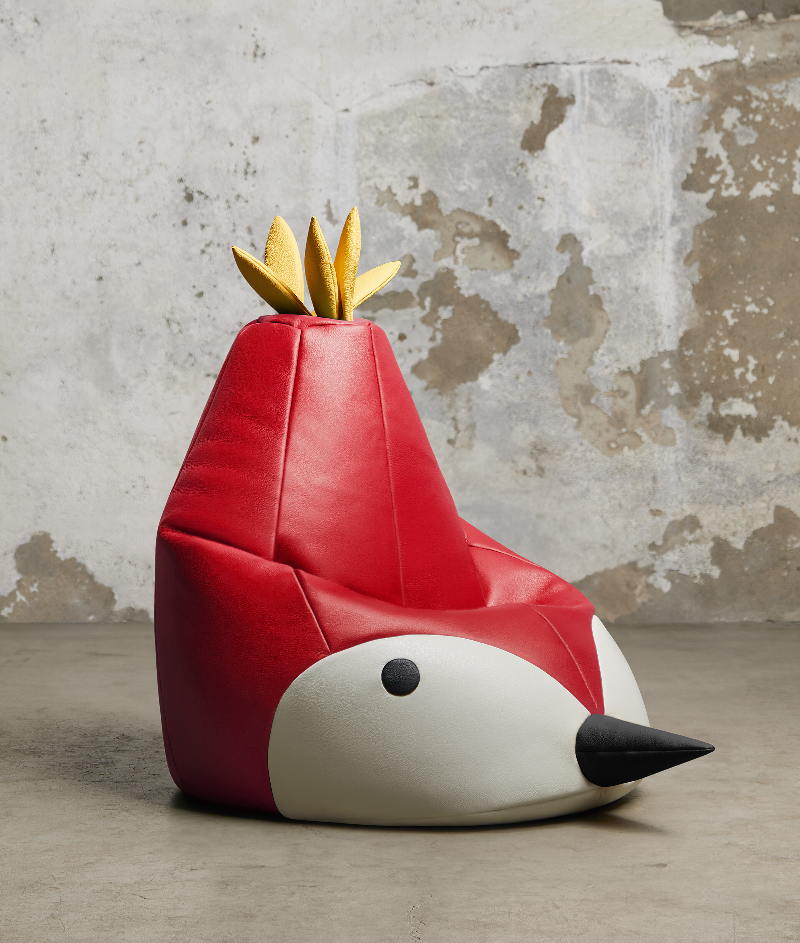 Bottega Veneta Small Bird Pouf - Red - Unisex -