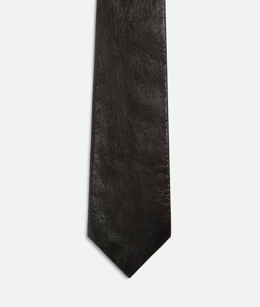 Afficher une grande image du produit 1 - Cravate En Cuir Brillant