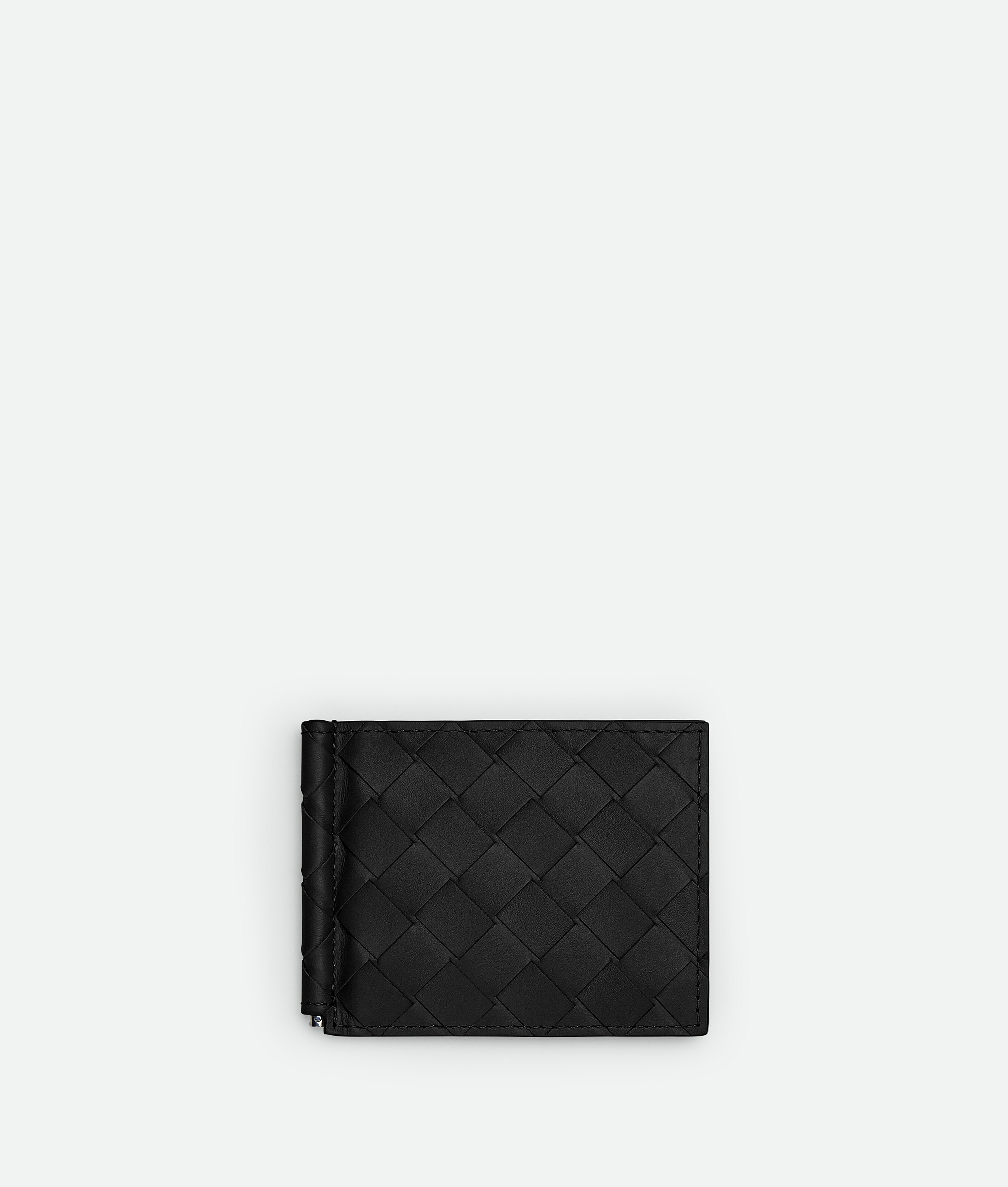 Gucci Leather Money Clip With Web in Black for Men