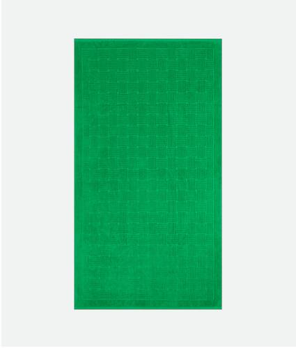 Intreccio Pattern Cotton Terry Beach Towel